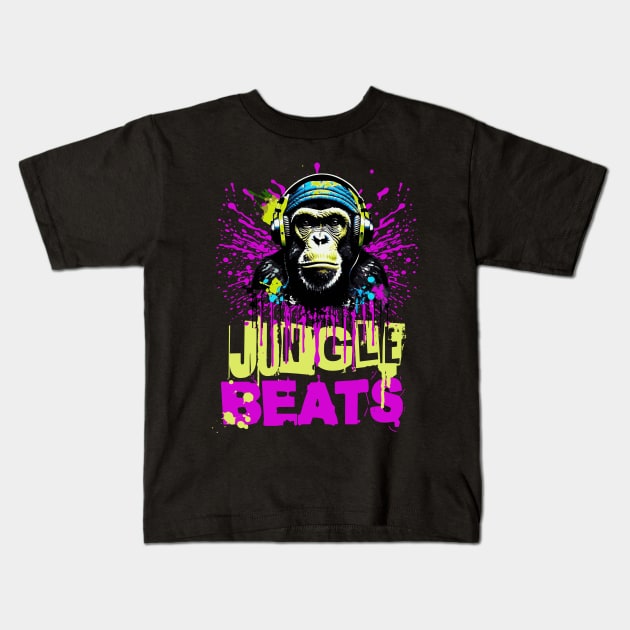 JUNGLE BEATS Kids T-Shirt by Imaginate